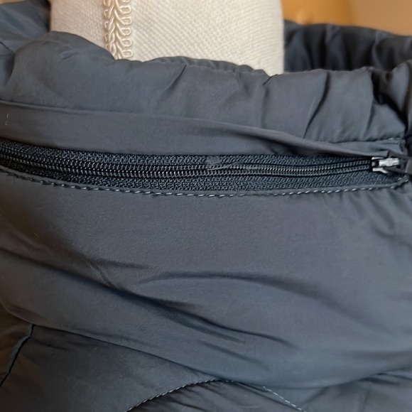 NEW Bernardo Quilted Puffer Jacket midi Coat in Petrol Blue size XL NWT - Picture 15 of 16